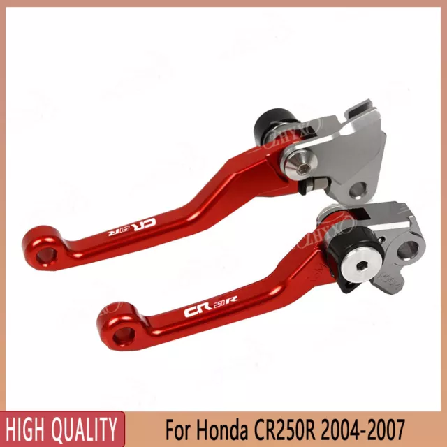 High quality CNC Pivot Brake Clutch Levers For Honda CR125R CR250R 2004-2007