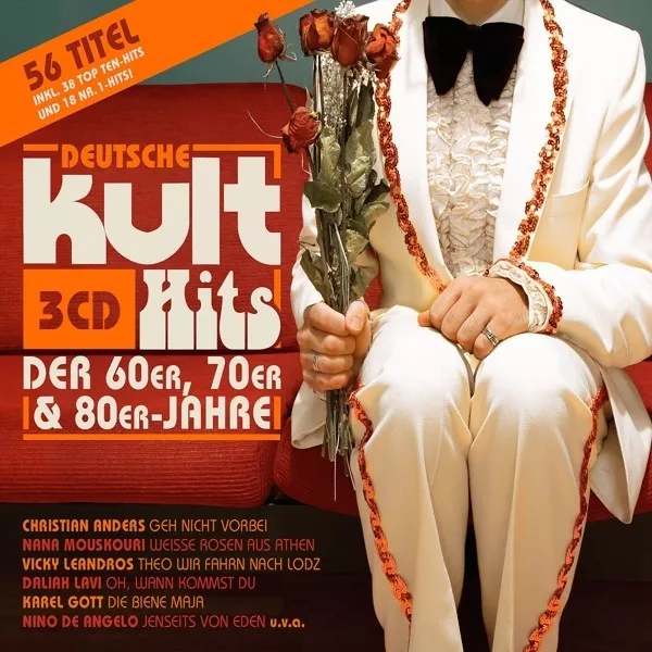 Deutsche Kulthits Der 60Er,70Er & 80Er Box-Set 3 Cd Neu
