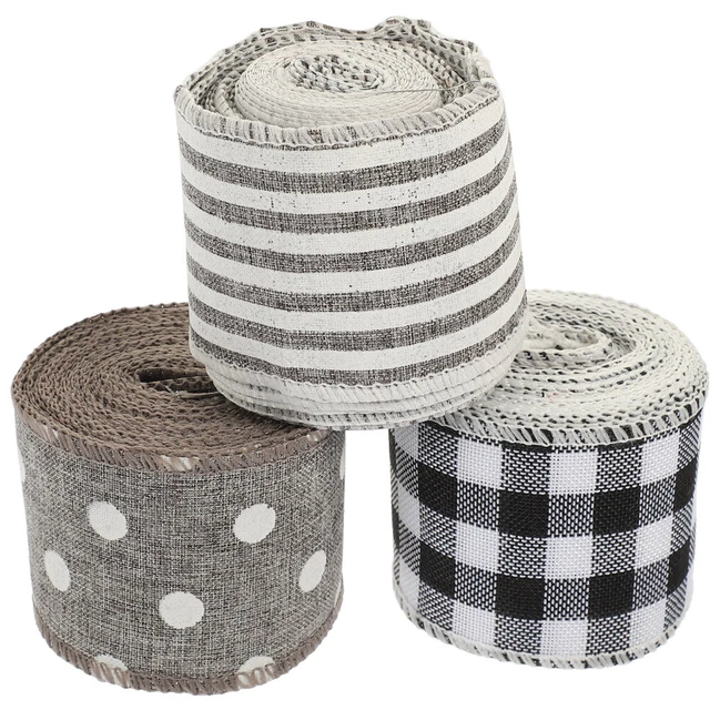 3 rollen von Weihnachten Dekor Band Bogen, Bänder Für DIY