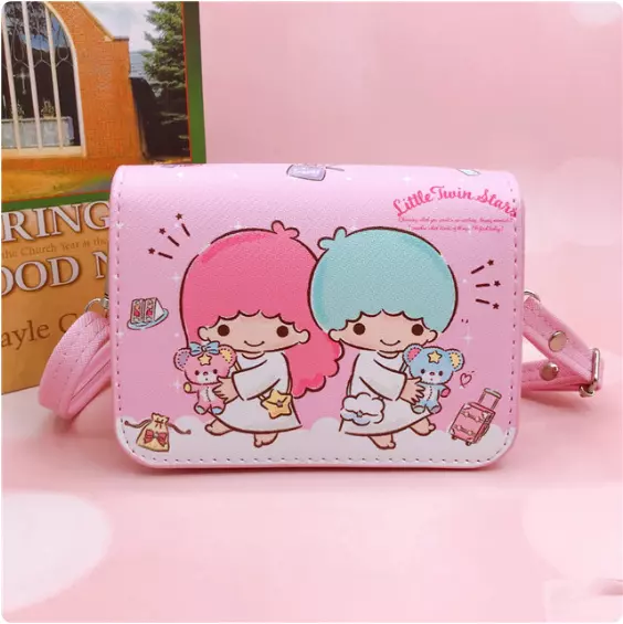 Kawaii Sanro Crossbody Bag Little Twin Stars Cartoon Shoulder Bag Fashion