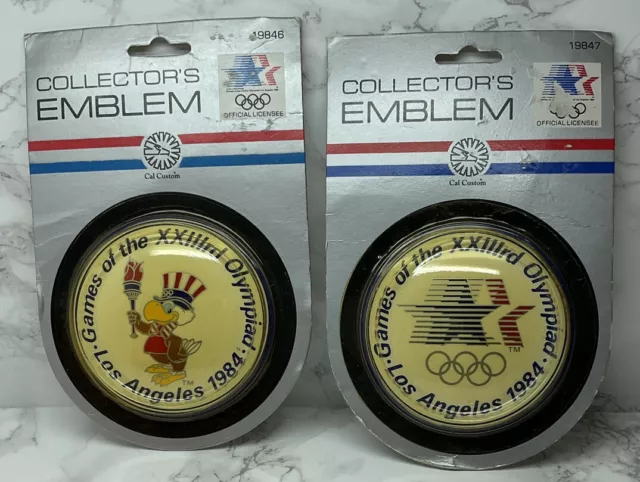 Vintage 1984 XXIII Los Angeles Olympics Souvenir Sealed Collector's Emblems