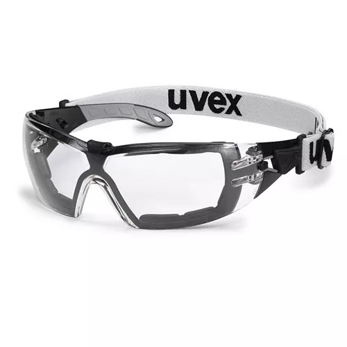 UVEX Pheos GUARD SV Extreme 9192-180 Safety Glasses Spectacles Strap CLEAR Lens