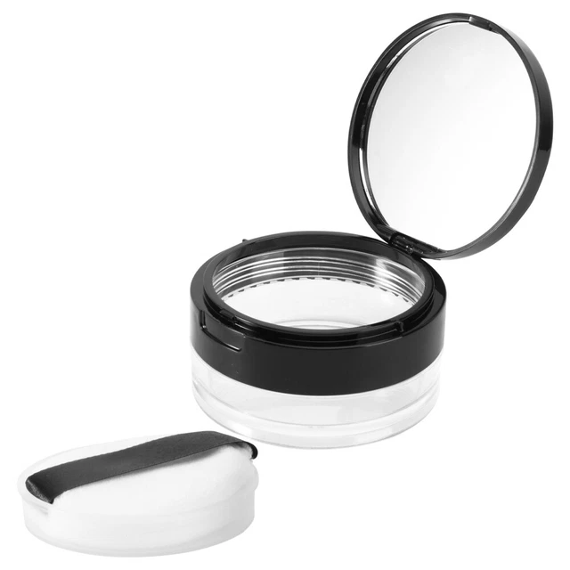 Maquillaje en polvo puff maquillaje recipiente en polvo bocanadas