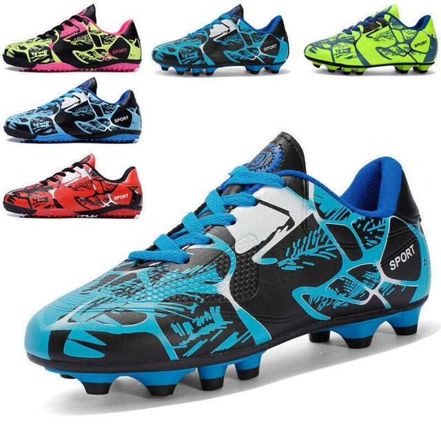 Herren Fußballschuhe Kinder Multinocken Herrenschuhe Rasen Kunstrasen Fußball /*