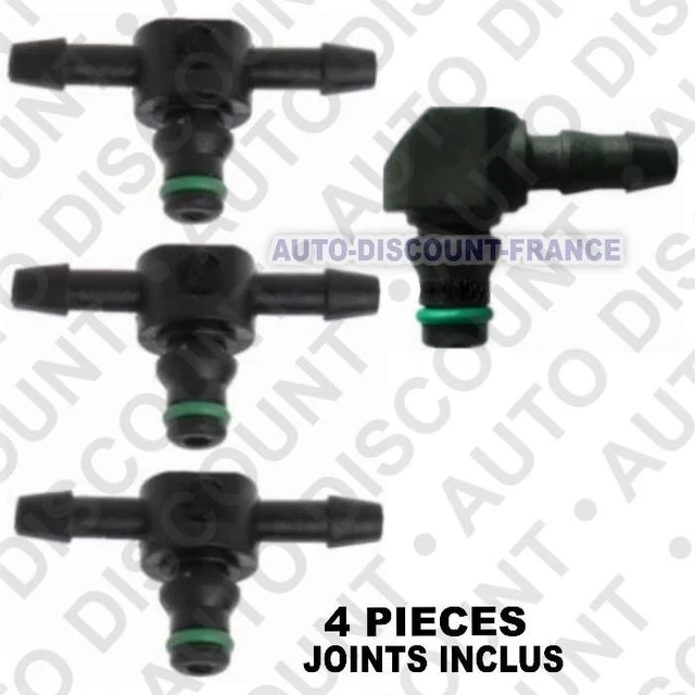 Lot De 4 Joints Toriques Pour Retour D'Injecteur Diesel Bosch Série 110 - HDI, DCI, TDCI - Neuf