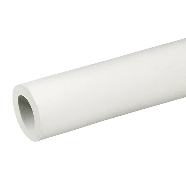 Foam Grip Tubing Handle Grips 18mm ID 30mm OD 6.6ft White for Tools Handle