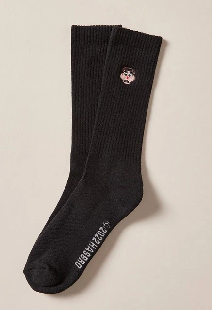 MENS  Hasbro OPERATION One size Black embroidered crew SOCKS SWAG NEW 1667