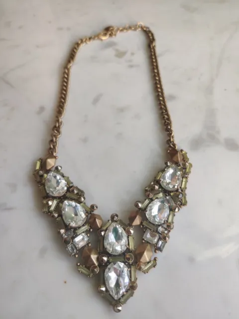 Stella And Dot Statement Art Deco Style Necklace