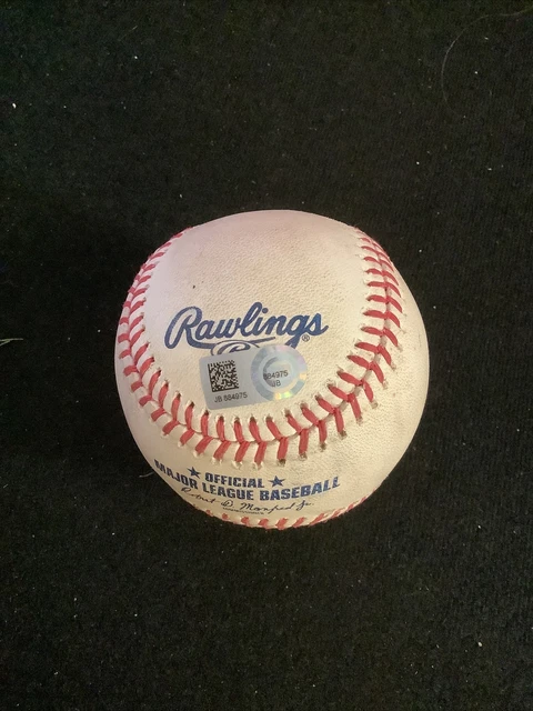 David Freese Foul / Josh Bell Single Game Used Baseball Pirates vs Reds 9/1/17 David Freese Foul / Josh Bell Single Game Used Baseball Pirates vs Reds 9/1/17