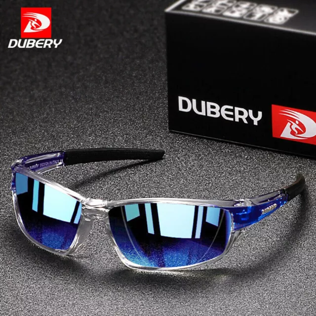 DUBERY Polarized Sunglasses Cycling Sports Goggles Fishing Driving Shade Glasses