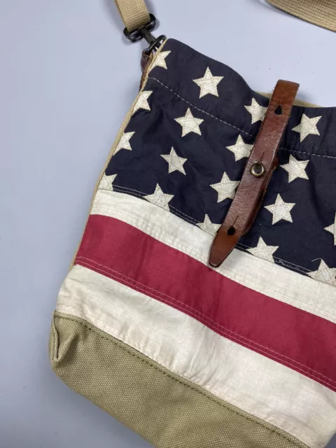 Denim Supply Ralph Lauren USA Flag shoulder Bag 2