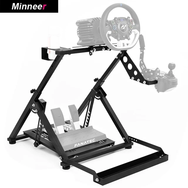 Minneer G29 Steering Wheel Stand - Fits Logitech G923, Thrustmaster T300, PS5, Xbox, PC