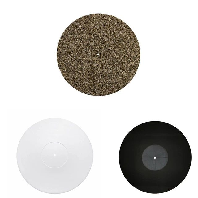 Cork & Rubber Turntable Platter Mat Disc Vinyl Record Player Anti-static Pad F
