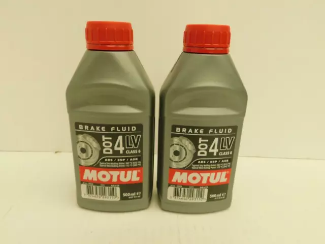 Motul Bremsflüssigkeit DOT 4 LV 2 x 0,5 L für ABS ESP ASR TCS EBD