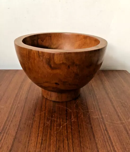 Vintage Danish Teak Bowl Mid Century Modern - 1960's