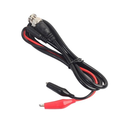 1pc NUOVA BNC SPINA MASCHIO Q9 a doppio gancio Coccodrillo test sonda cavo! 