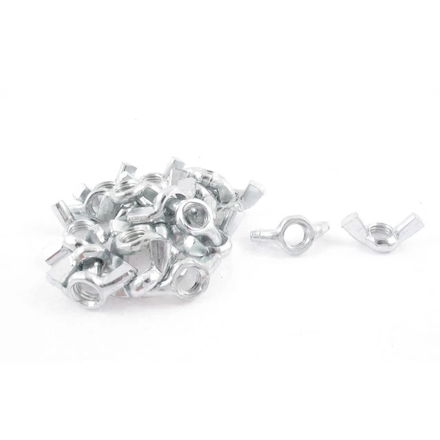 M8 8mm Filetto in Acciaio Inox dado alettato Farfalla dadi ad aletta 24pz