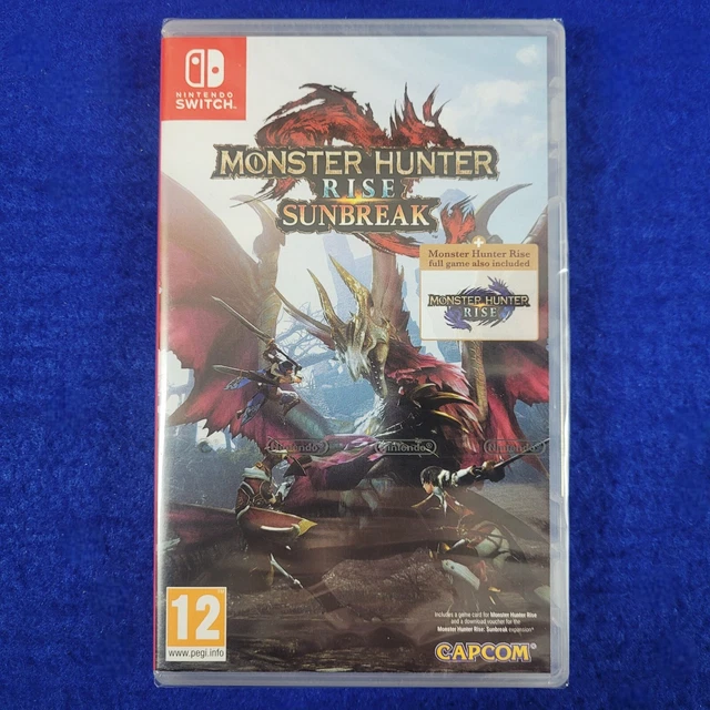 Switch Mh Rise NINTENDO SWITCH MONSTER HUNTER RISE + SUNBREAK NEW & Sealed REGION FREE ...