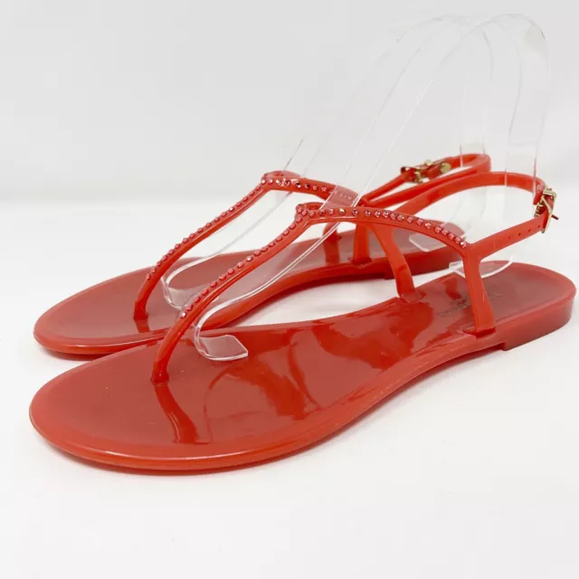 LK BENNETT LONDON EUR 39 US 8.5 Pink LOLA Swarovski Crystal Jelly