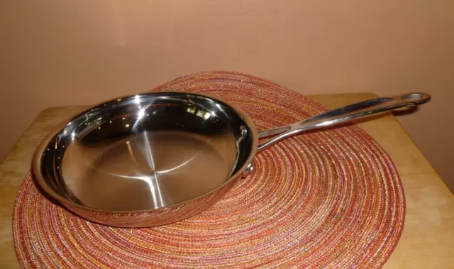 Cuisinart Induction 8” Skillet Fry Pan Professional Stainless Steel # 722-20 EUC