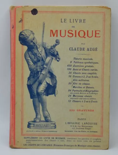 Le livre de musique - Claude Augé - livre