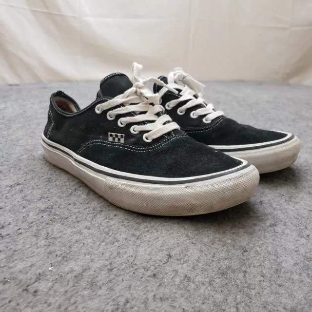 Vans Shoes Mens 11 Black White Old Skool Sneakers Pro Cush Suede Skate Adult A1