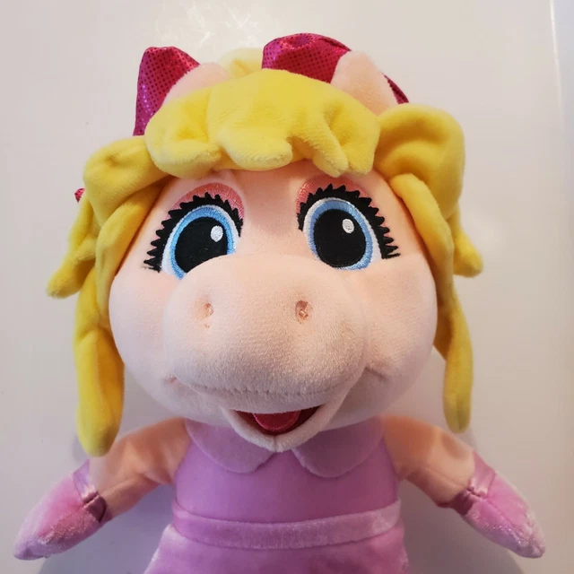 Disney Muppet Babies Miss Piggy 14-Inch Plush Stuffed Doll Toy - EUC