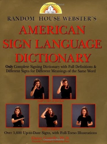 RANDOM HOUSE AMERICAN Sign Language Dictionary,Elaine Costello, £38.66 ...