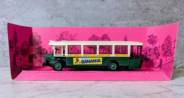ANCIEN SOLIDO Autobus Renault Tn 26 C Parisien Pub Banania Tole Boite Camion EUR 29,90 - FR