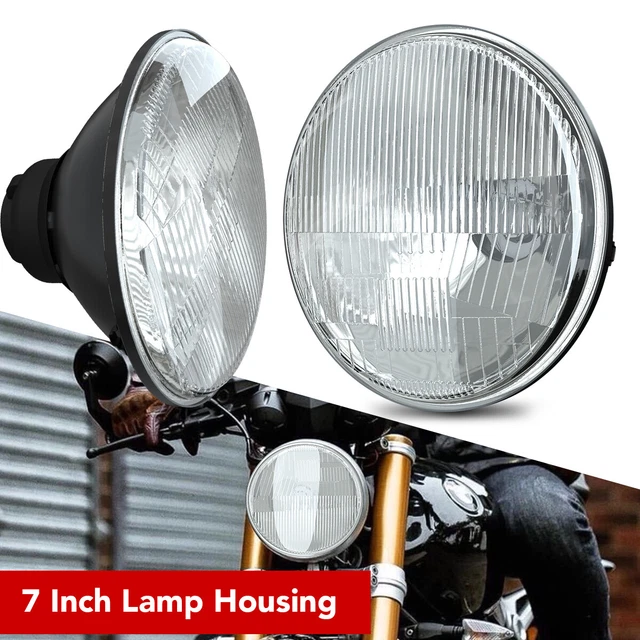 For 2000-2008 Honda Shadow Sabre 1100 7 Inch Headlight Sealed Beam Glass Housing