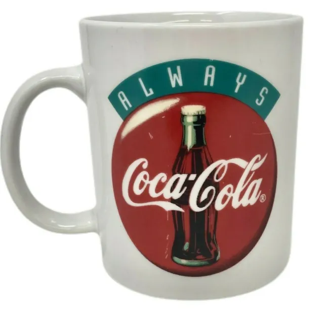 Always Coca Cola Coke Coffee Tea Mug Cup Gibson Bottle Soda Pop Advertising 2000