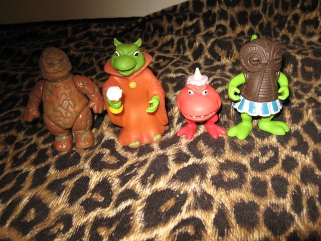 Vintage Teddy Ruxpin 4 Figure Lot