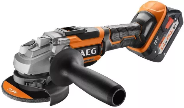 AEG BEWS18-125BLPX2 Smerigliatrice Angolare 125 mm Brushless 18V  Solo Corpo