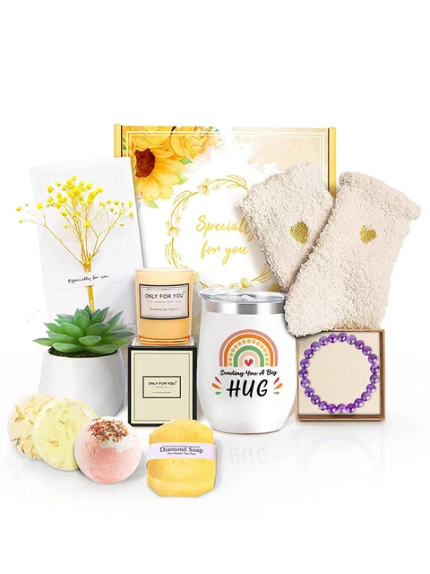 Regalos Get Well Soon para mujer - 10 piezas regalos de girasol para mujer, paquete de cuidado f