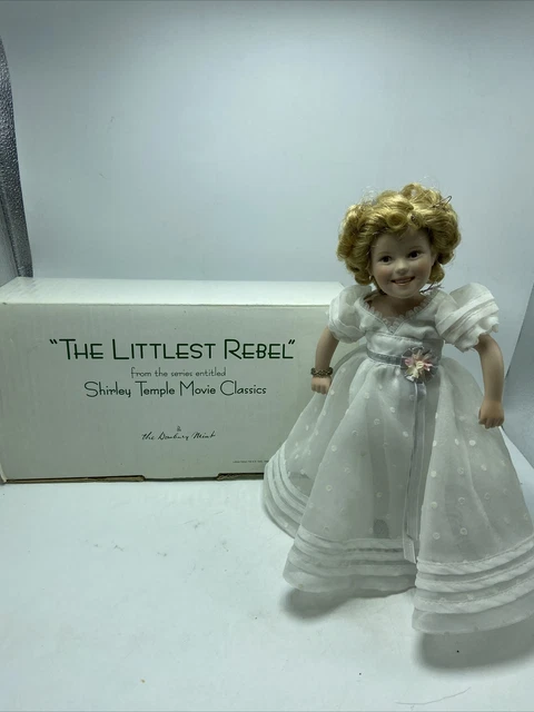 Shirley Temple "Littlest Rebel" Classics 10" Doll Stand Danbury Mint Porcelain