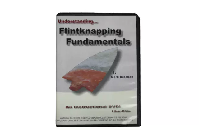 Deluxe Flint Knapping Kit - Copper Billet, Flaker, Pad, DVD, and