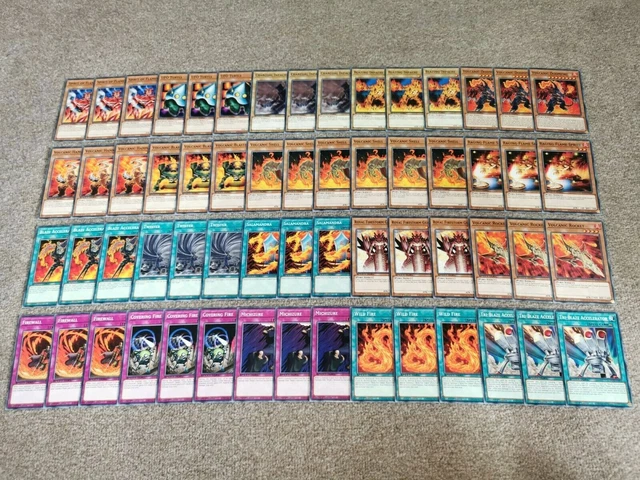Fire Ejection Cards Yu-Gi-Oh! GX Custom Deck - Axel Brodie's Volcanic &  Blaze Accelerator 40-Card Deck, Ready To Play Yugioh Card Quest Deck