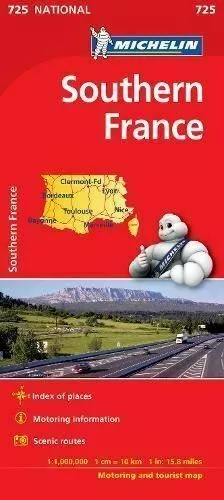 Southern France - Michelin National Map 725