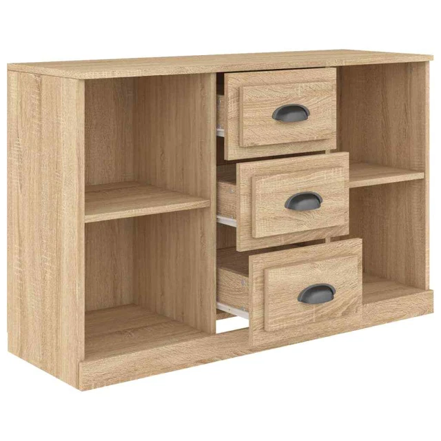 AX Credenza Soggiorno Salotto 104.5x35.5x67.5cm Rovere Sonoma Elegante 0k 816235