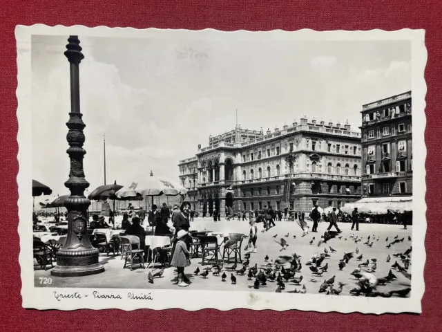 Cartolina - Trieste - Piazza Unità - 1940