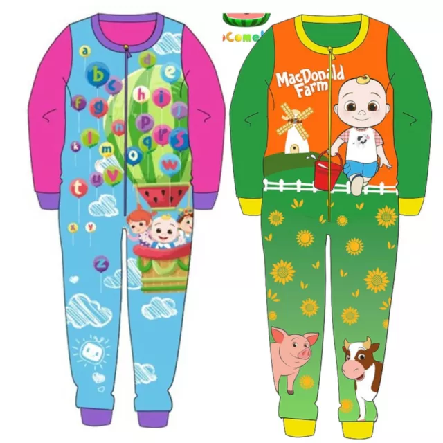 Garçons Filles Licence Officielle Cocomelon Pyjama 12 Mois - 4 Ans