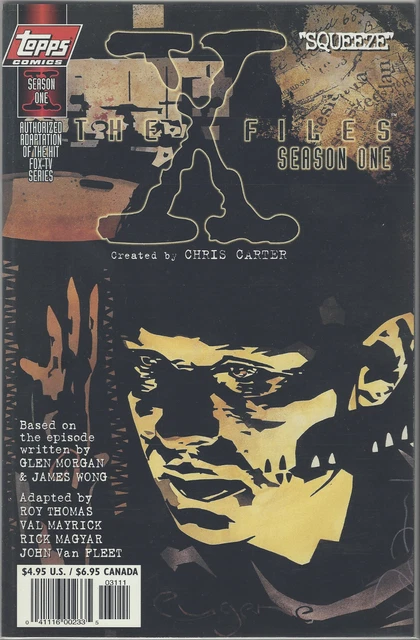 2 X-Files 97 Comics Season One "Squeeze" Vol 1 #1 (2) Covers Topps Chris Carter 2