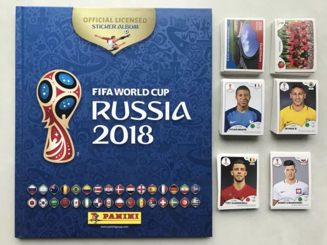 40 images stickers PANINI RUSSIA 2018 Coupe du Monde Russie a choisir parmi 470