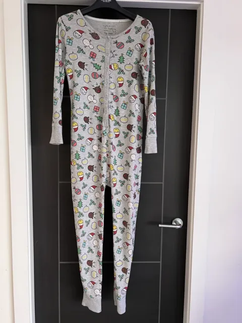 Next Girls Christmas All-in-One - One Piece - Christmas Pyjamas - Size 12 Years