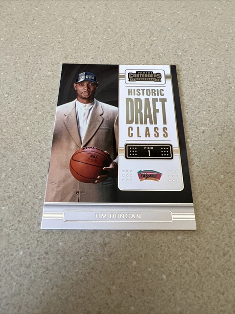2022-23 Panini Contenders "TIM DUNCAN" #3 Historic Draft Class Spurs