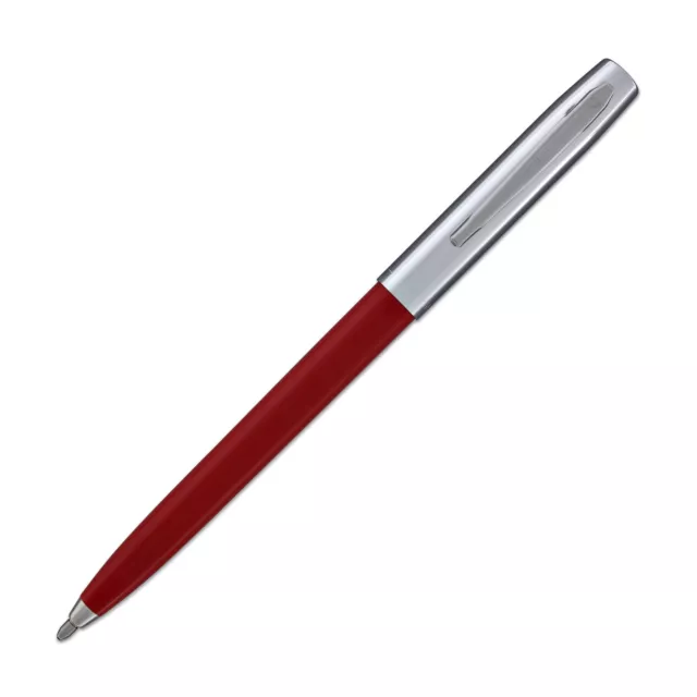 New Fisher Space Pen - Red Cap-O-Matic Ballpoint Pen with Chrome Cap, S251-RE