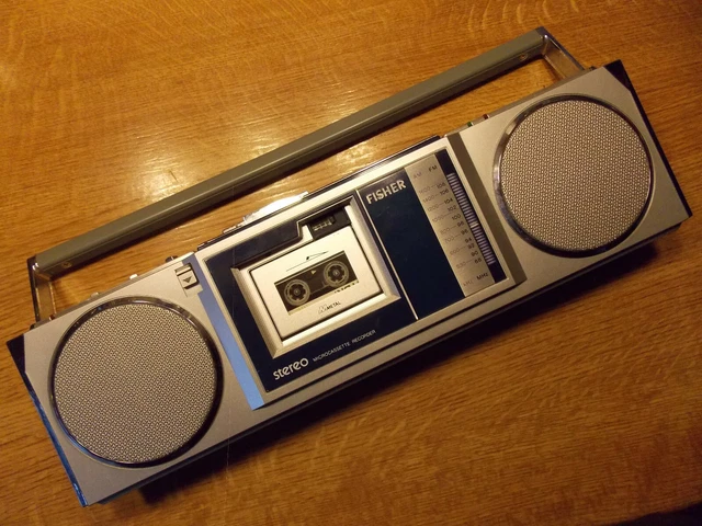 Fisher PH-M88 Micro Radio Recorder Gettoblaster Boombox 80er 173781537085