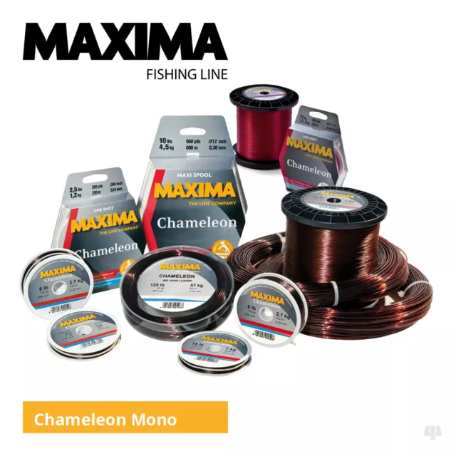 Maxima Chameleon Mainline - Carp Pike Cod Coarse Sea Fishing Monofilament Line
