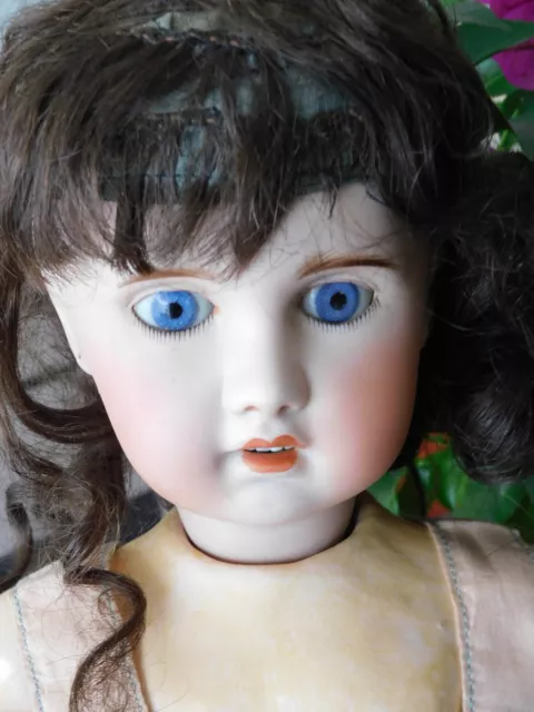 poupée ancienne, moule Jumeau, tête biscuit, marquée SFBJ PARIS, taille 8  48 cm