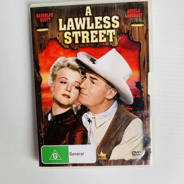 A LAWLESS STREET (DVD Region 4 1955) Randolph Scott + Angela Lansbury